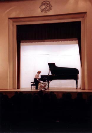 Piano recital at the "Parnassos" concert hall.